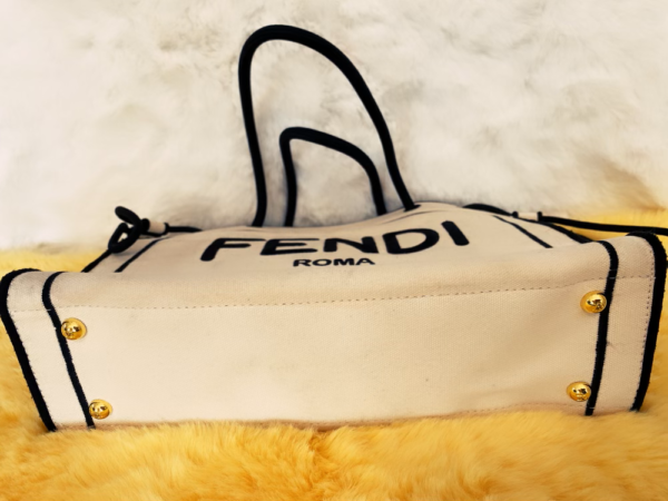 Fendi Roma Large Bag - Beige - Image 2